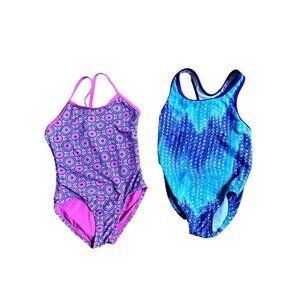 Girls Speedo Old Navy Swimsuit Lot XS 5